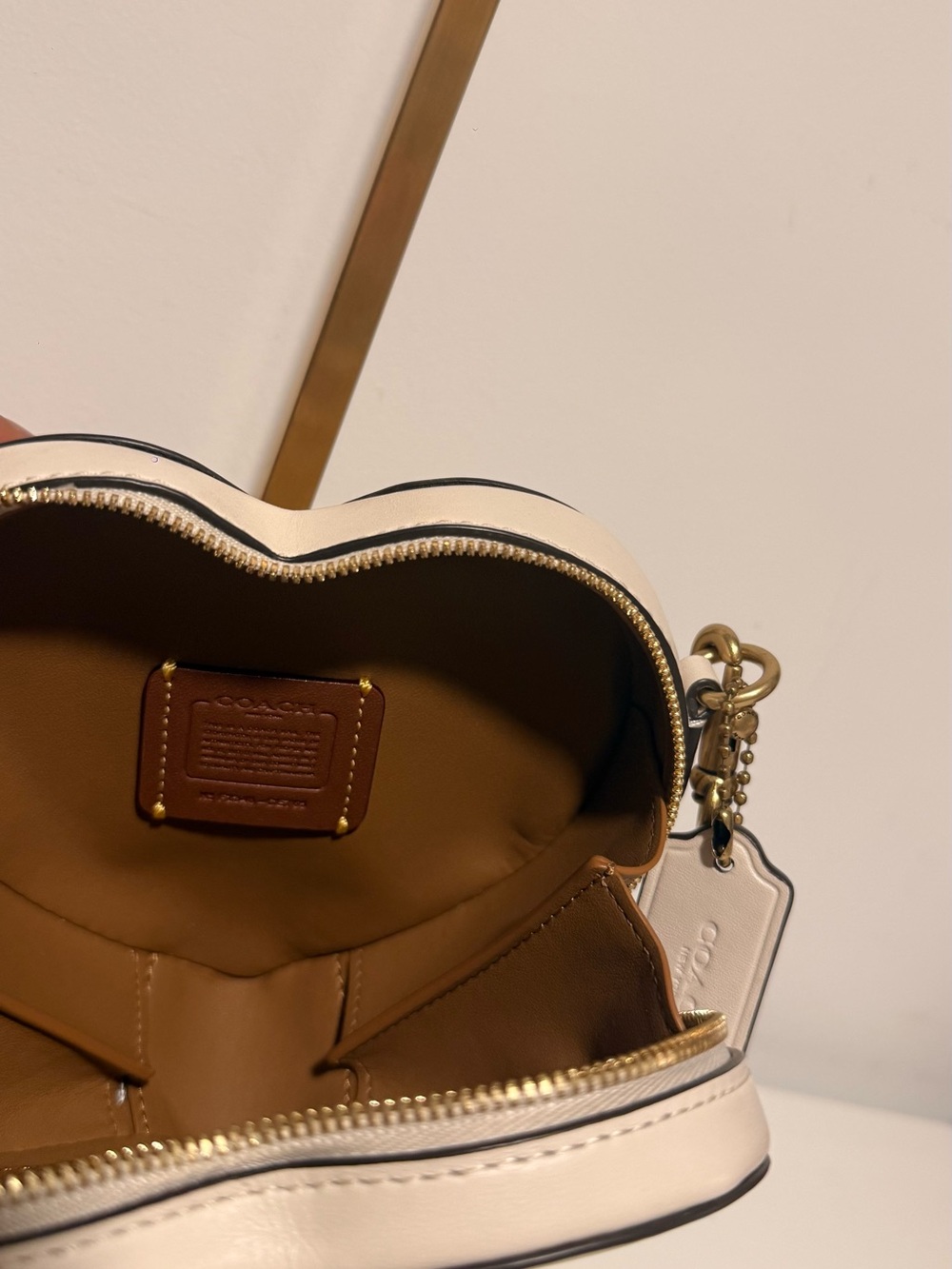 Coach Heart Crossbody Bag with Gold Chain(NWOT) - Picture 6 of 7